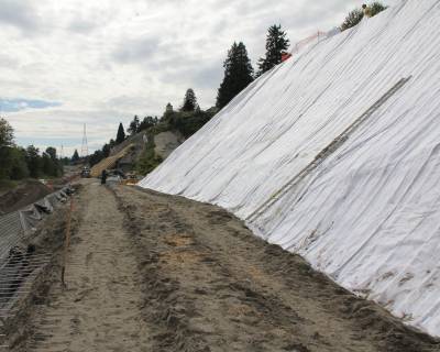 Drainage arrière de mur de soutènement